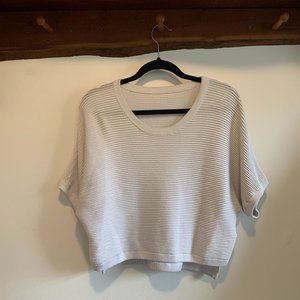 White knit Babaton t-shirt